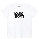 WHITE LOVE & SPORTS UNISEX TSHIRT