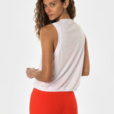 LOVE & SOUL OMBRE LOGO MUSCLE TANK