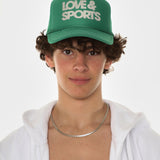 EMERALD LOVE & SPORTS TRUCKER HAT